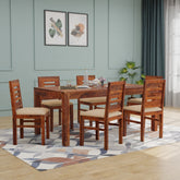 Moon Solid Sheesham Wood Chair (Natural Finish)